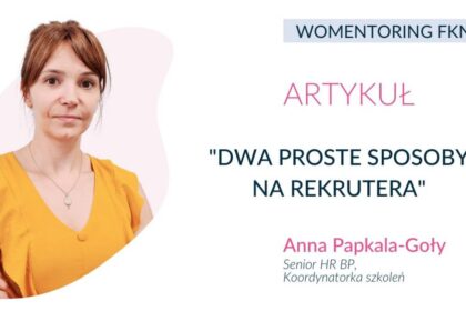dwa sposoby na rekrutera